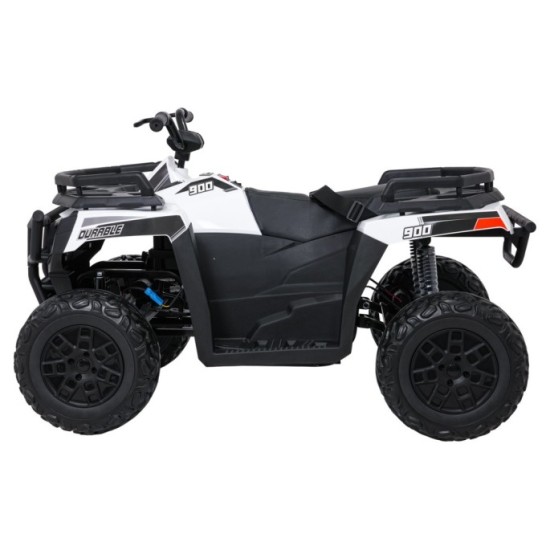 JOKO Elektrická štvorkolka WOLF 4x200W ATV, penové kolesá, kožené sedadlo, nosnosť 60kg, diaľkové ovládanie, biela