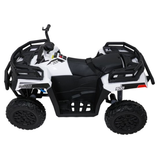 JOKO Elektrická štvorkolka WOLF 4x200W ATV, penové kolesá, kožené sedadlo, nosnosť 60kg, diaľkové ovládanie, biela