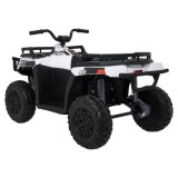 JOKO Elektrická štvorkolka WOLF 4x200W ATV, penové kolesá, kožené sedadlo, nosnosť 60kg, diaľkové ovládanie, biela