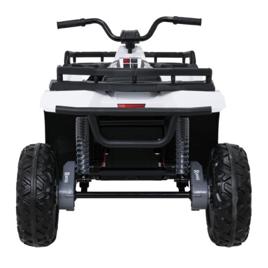 JOKO Elektrická štvorkolka WOLF 4x200W ATV, penové kolesá, kožené sedadlo, nosnosť 60kg, diaľkové ovládanie, biela