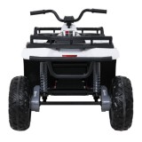 JOKO Elektrická štvorkolka WOLF 4x200W ATV, penové kolesá, kožené sedadlo, nosnosť 60kg, diaľkové ovládanie, biela