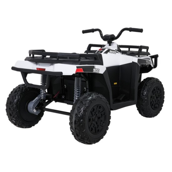 JOKO Elektrická štvorkolka WOLF 4x200W ATV, penové kolesá, kožené sedadlo, nosnosť 60kg, diaľkové ovládanie, biela