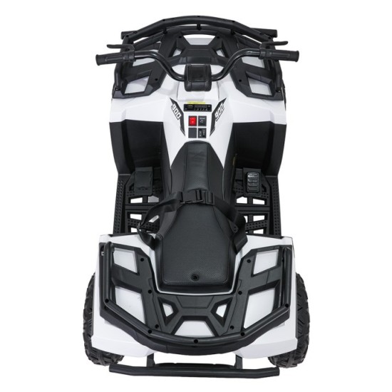 JOKO Elektrická štvorkolka WOLF 4x200W ATV, penové kolesá, kožené sedadlo, nosnosť 60kg, diaľkové ovládanie, biela