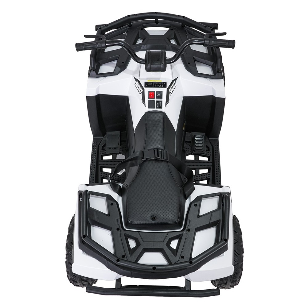 JOKO Elektrická štvorkolka WOLF 4x200W ATV, penové kolesá, kožené sedadlo, nosnosť 60kg, diaľkové ovládanie, biela