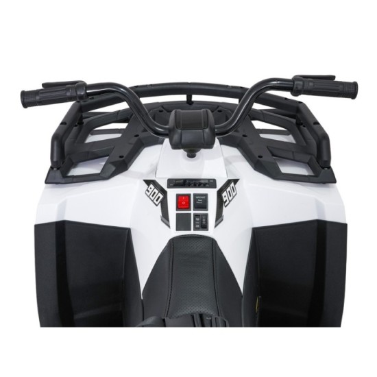 JOKO Elektrická štvorkolka WOLF 4x200W ATV, penové kolesá, kožené sedadlo, nosnosť 60kg, diaľkové ovládanie, biela