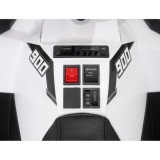 JOKO Elektrická štvorkolka WOLF 4x200W ATV, penové kolesá, kožené sedadlo, nosnosť 60kg, diaľkové ovládanie, biela