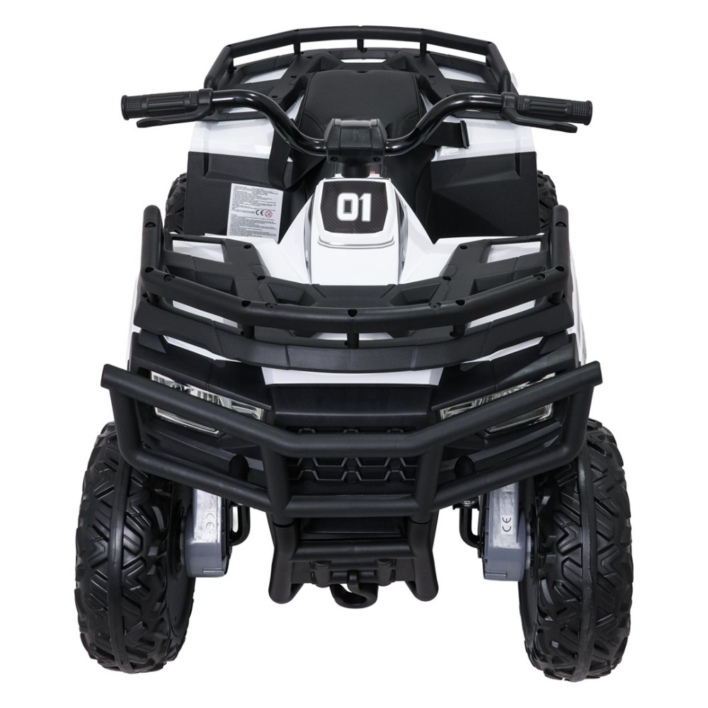 JOKO Elektrická štvorkolka WOLF 4x200W ATV, penové kolesá, kožené sedadlo, nosnosť 60kg, diaľkové ovládanie, biela