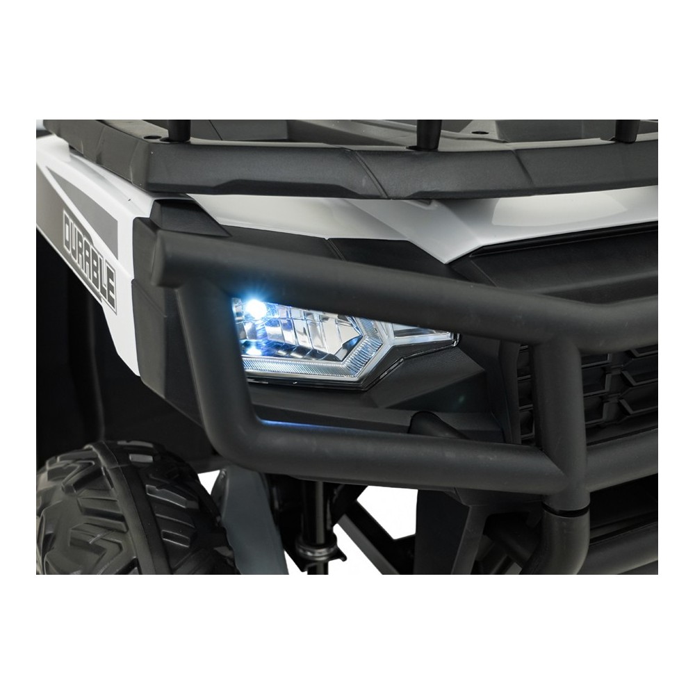 JOKO Elektrická štvorkolka WOLF 4x200W ATV, penové kolesá, kožené sedadlo, nosnosť 60kg, diaľkové ovládanie, biela