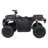 JOKO Elektrická štvorkolka WOLF 4x200W ATV, penové kolesá, kožené sedadlo, nosnosť 60kg, diaľkové ovládanie, čierna