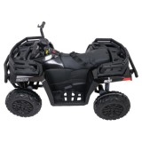 JOKO Elektrická štvorkolka WOLF 4x200W ATV, penové kolesá, kožené sedadlo, nosnosť 60kg, diaľkové ovládanie, čierna