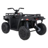 JOKO Elektrická štvorkolka WOLF 4x200W ATV, penové kolesá, kožené sedadlo, nosnosť 60kg, diaľkové ovládanie, čierna