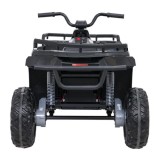 JOKO Elektrická štvorkolka WOLF 4x200W ATV, penové kolesá, kožené sedadlo, nosnosť 60kg, diaľkové ovládanie, čierna