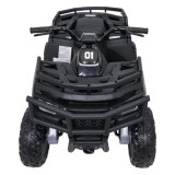 JOKO Elektrická štvorkolka WOLF 4x200W ATV, penové kolesá, kožené sedadlo, nosnosť 60kg, diaľkové ovládanie, čierna