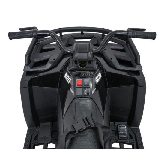 JOKO Elektrická štvorkolka WOLF 4x200W ATV, penové kolesá, kožené sedadlo, nosnosť 60kg, diaľkové ovládanie, čierna