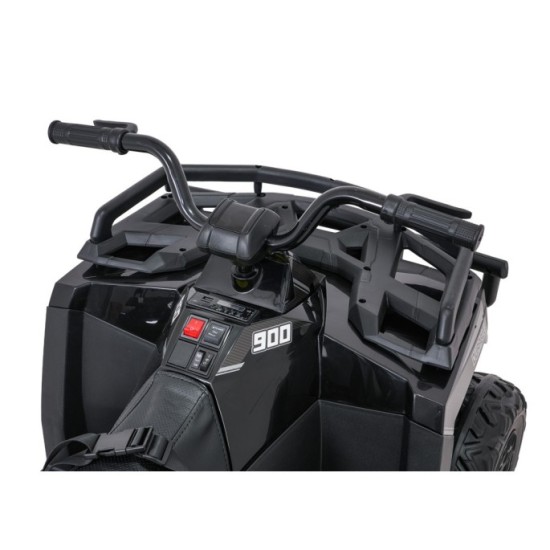 JOKO Elektrická štvorkolka WOLF 4x200W ATV, penové kolesá, kožené sedadlo, nosnosť 60kg, diaľkové ovládanie, čierna