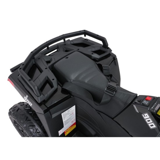 JOKO Elektrická štvorkolka WOLF 4x200W ATV, penové kolesá, kožené sedadlo, nosnosť 60kg, diaľkové ovládanie, čierna