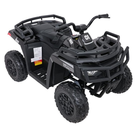 JOKO Elektrická štvorkolka WOLF 4x200W ATV, penové kolesá, kožené sedadlo, nosnosť 60kg, diaľkové ovládanie, čierna