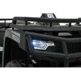 JOKO Elektrická štvorkolka WOLF 4x200W ATV, penové kolesá, kožené sedadlo, nosnosť 60kg, diaľkové ovládanie, čierna