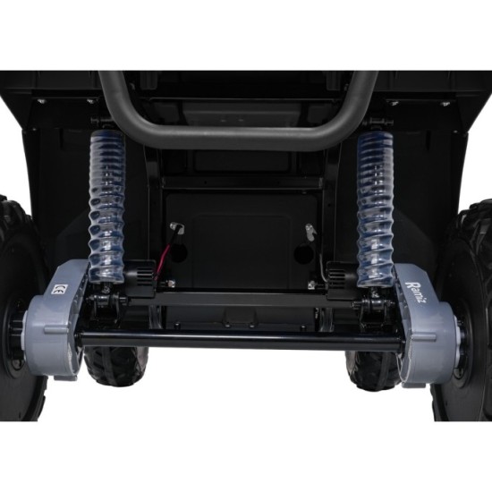 JOKO Elektrická štvorkolka WOLF 4x200W ATV, penové kolesá, kožené sedadlo, nosnosť 60kg, diaľkové ovládanie, čierna