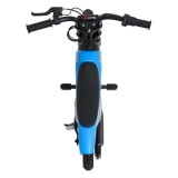 RAMIGO Elektrická Motorka SHARK 150W 24V Li-ion, rýchlosť 15 km/h, nafukovacie kolesá, nosnosť 40kg, modrá