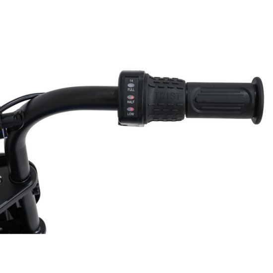 RAMIGO Elektrická Motorka SHARK 150W 24V Li-ion, rýchlosť 15 km/h, nafukovacie kolesá, nosnosť 40kg, modrá