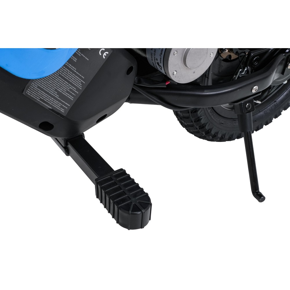 RAMIGO Elektrická Motorka SHARK 150W 24V Li-ion, rýchlosť 15 km/h, nafukovacie kolesá, nosnosť 40kg, modrá