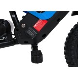 RAMIGO Elektrická Motorka SHARK 150W 24V Li-ion, rýchlosť 15 km/h, nafukovacie kolesá, nosnosť 40kg, modrá