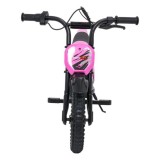 RAMIGO Elektrická Motorka SHARK 150W 24V Li-ion, rýchlosť 15 km/h, nafukovacie kolesá, nosnosť 40kg, ružová