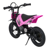 RAMIGO Elektrická Motorka SHARK 150W 24V Li-ion, rýchlosť 15 km/h, nafukovacie kolesá, nosnosť 40kg, ružová