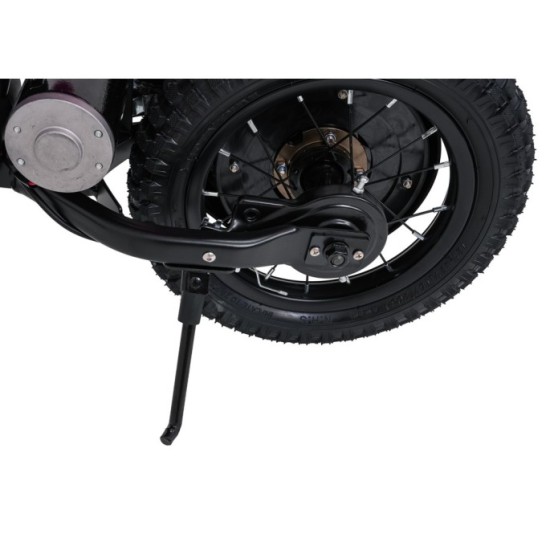 RAMIGO Elektrická Motorka SHARK 150W 24V Li-ion, rýchlosť 15 km/h, nafukovacie kolesá, nosnosť 40kg, čierna