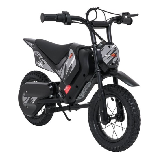 RAMIGO Elektrická Motorka SHARK 150W 24V Li-ion, rýchlosť 15 km/h, nafukovacie kolesá, nosnosť 40kg, čierna