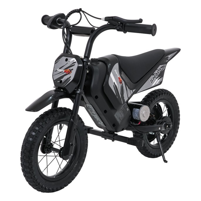 RAMIGO Elektrická Motorka SHARK 150W 24V Li-ion, rýchlosť 15 km/h, nafukovacie kolesá, nosnosť 40kg, čierna