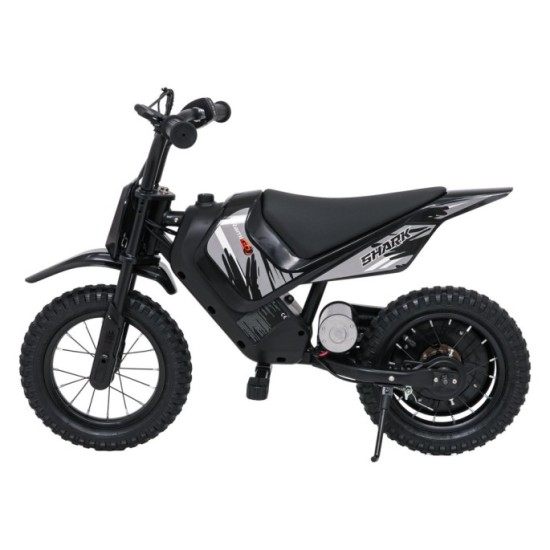 RAMIGO Elektrická Motorka SHARK 150W 24V Li-ion, rýchlosť 15 km/h, nafukovacie kolesá, nosnosť 40kg, čierna