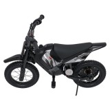 RAMIGO Elektrická Motorka SHARK 150W 24V Li-ion, rýchlosť 15 km/h, nafukovacie kolesá, nosnosť 40kg, čierna