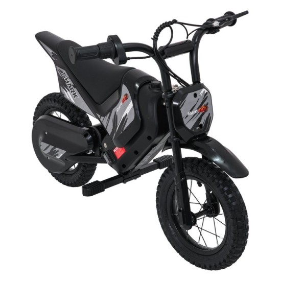 RAMIGO Elektrická Motorka SHARK 150W 24V Li-ion, rýchlosť 15 km/h, nafukovacie kolesá, nosnosť 40kg, čierna