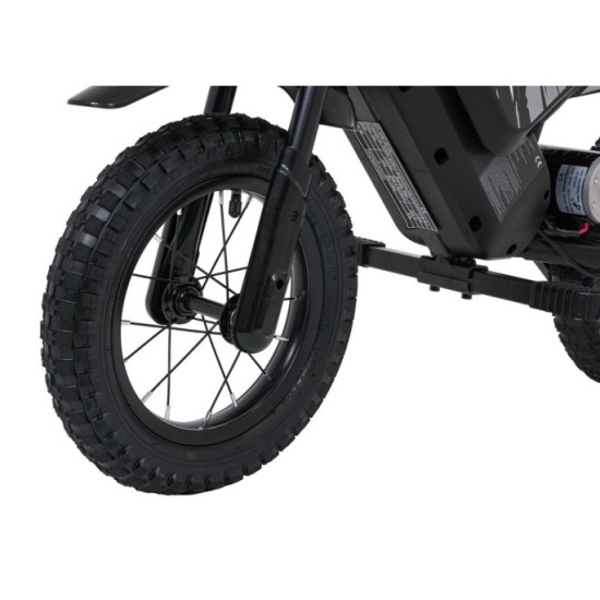 RAMIGO Elektrická Motorka SHARK 150W 24V Li-ion, rýchlosť 15 km/h, nafukovacie kolesá, nosnosť 40kg, čierna