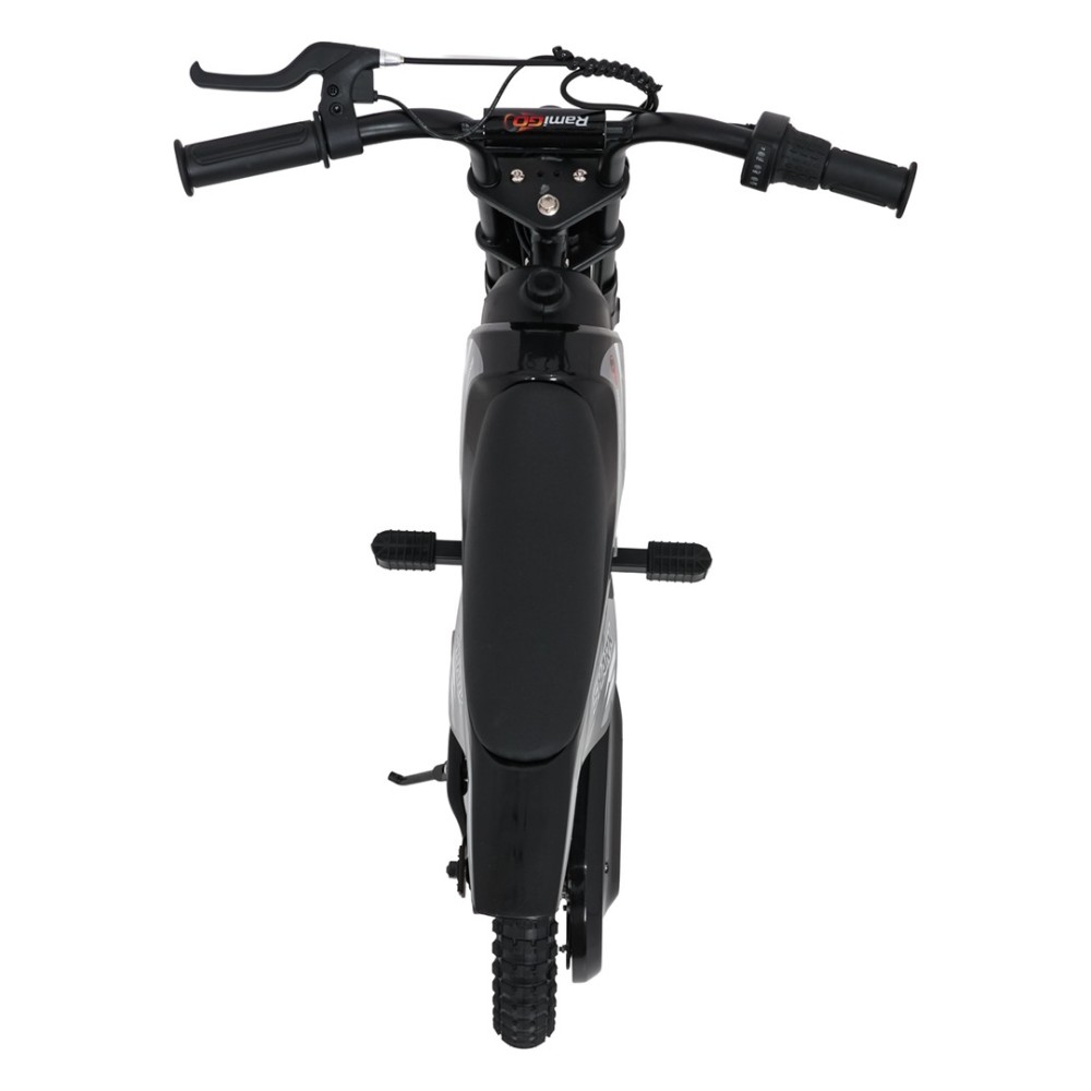 RAMIGO Elektrická Motorka SHARK 150W 24V Li-ion, rýchlosť 15 km/h, nafukovacie kolesá, nosnosť 40kg, čierna