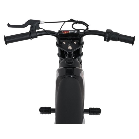 RAMIGO Elektrická Motorka SHARK 150W 24V Li-ion, rýchlosť 15 km/h, nafukovacie kolesá, nosnosť 40kg, čierna