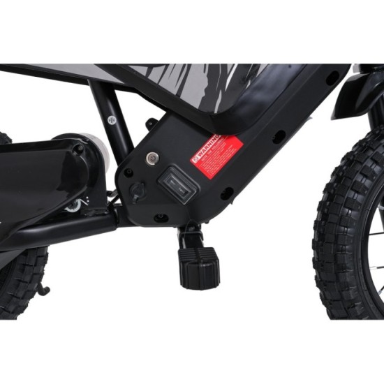 RAMIGO Elektrická Motorka SHARK 150W 24V Li-ion, rýchlosť 15 km/h, nafukovacie kolesá, nosnosť 40kg, čierna