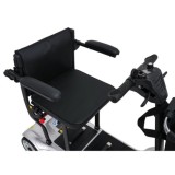 Ramiz Elektrická štvorkolesová kolobežka EasyGo pre Dôchodcov Seniorov 270W 24V Li-ion nosnosť 120kg, ELEKTRICKÝ SKÚTER, striebo
