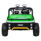 JOKO Elektrické autíčko Buggy UTV SPEED 2x80W, Dvojmiestne sedadlo, penové kolesá, nosnosť 40kg, zelené