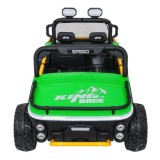 JOKO Elektrické autíčko Buggy UTV SPEED 2x80W, Dvojmiestne sedadlo, penové kolesá, nosnosť 40kg, zelené