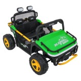JOKO Elektrické autíčko Buggy UTV SPEED 2x80W, Dvojmiestne sedadlo, penové kolesá, nosnosť 40kg, zelené
