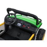JOKO Elektrické autíčko Buggy UTV SPEED 2x80W, Dvojmiestne sedadlo, penové kolesá, nosnosť 40kg, zelené