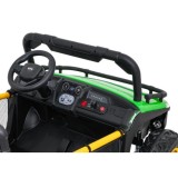 JOKO Elektrické autíčko Buggy UTV SPEED 2x80W, Dvojmiestne sedadlo, penové kolesá, nosnosť 40kg, zelené