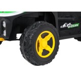 JOKO Elektrické autíčko Buggy UTV SPEED 2x80W, Dvojmiestne sedadlo, penové kolesá, nosnosť 40kg, zelené