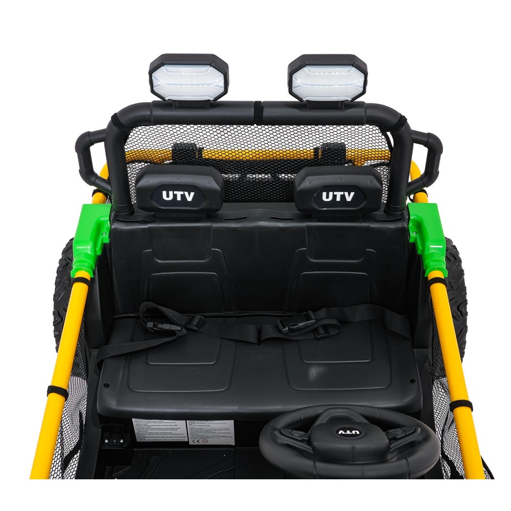 JOKO Elektrické autíčko Buggy UTV SPEED 2x80W, Dvojmiestne sedadlo, penové kolesá, nosnosť 40kg, zelené