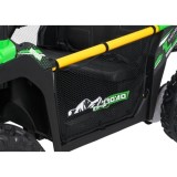 JOKO Elektrické autíčko Buggy UTV SPEED 2x80W, Dvojmiestne sedadlo, penové kolesá, nosnosť 40kg, zelené