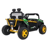 JOKO Elektrické autíčko Buggy UTV SPEED 2x80W, Dvojmiestne sedadlo, penové kolesá, nosnosť 40kg, zelené
