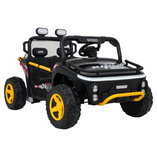 JOKO Elektrické autíčko Buggy UTV SPEED 2x80W, Dvojmiestne sedadlo, nosnosť 40kg, čierne